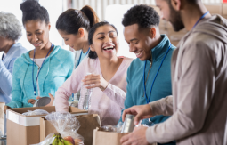 A group of volunteers at FYidoctors community initiative