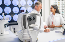 Optometrists in Delta lab