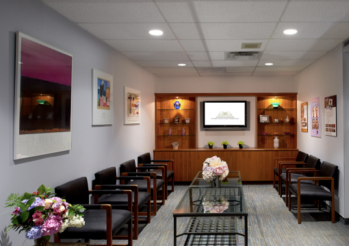 Medispa aesthetics waiting office